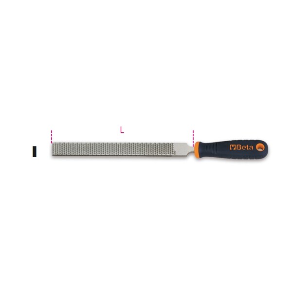 Beta Tools Flat Rasp File Bimaterial 17190360
